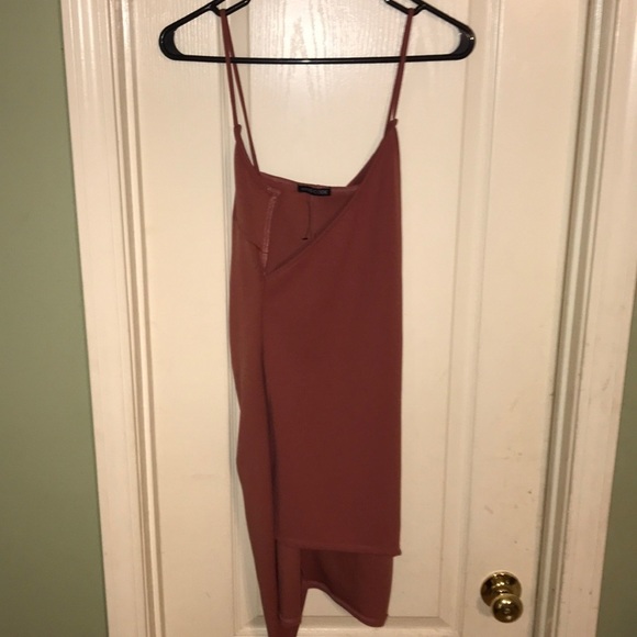 Super Sexy Vintage Asymmetric Cut Scrunch Windsor mini dress asymmetric - Picture 4 of 7